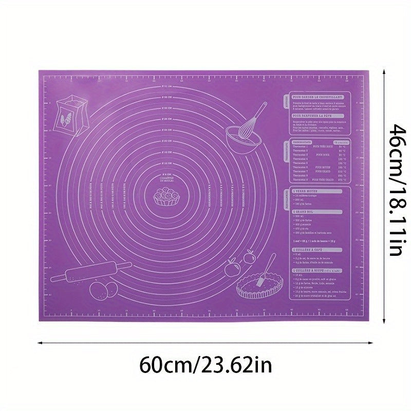 Durable Non-Stick Pastry Mat with Ultra Thickness for Baking and Rolling