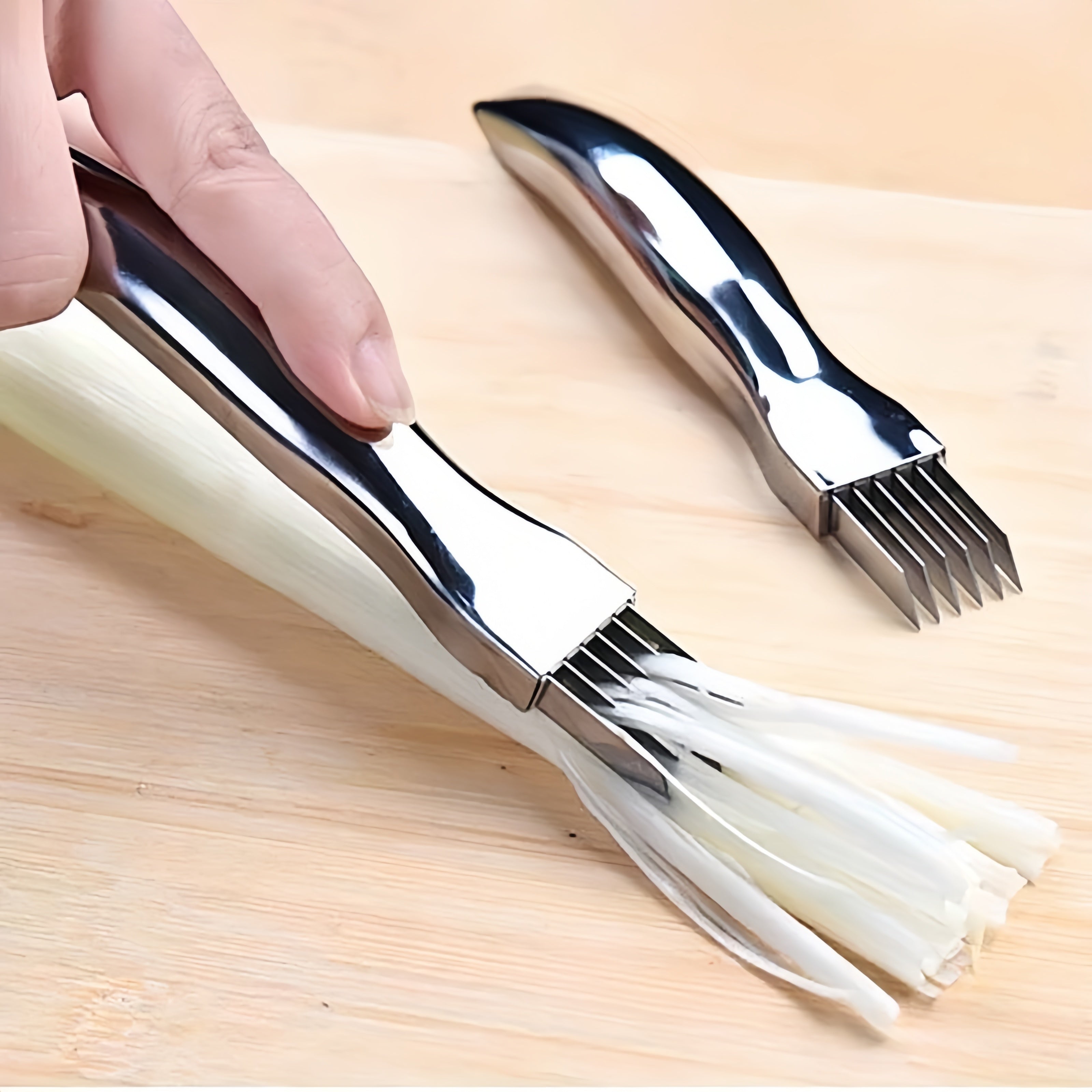 Stainless Steel Multi-Function Vegetable Slicer for RV Cooking and Food Prep