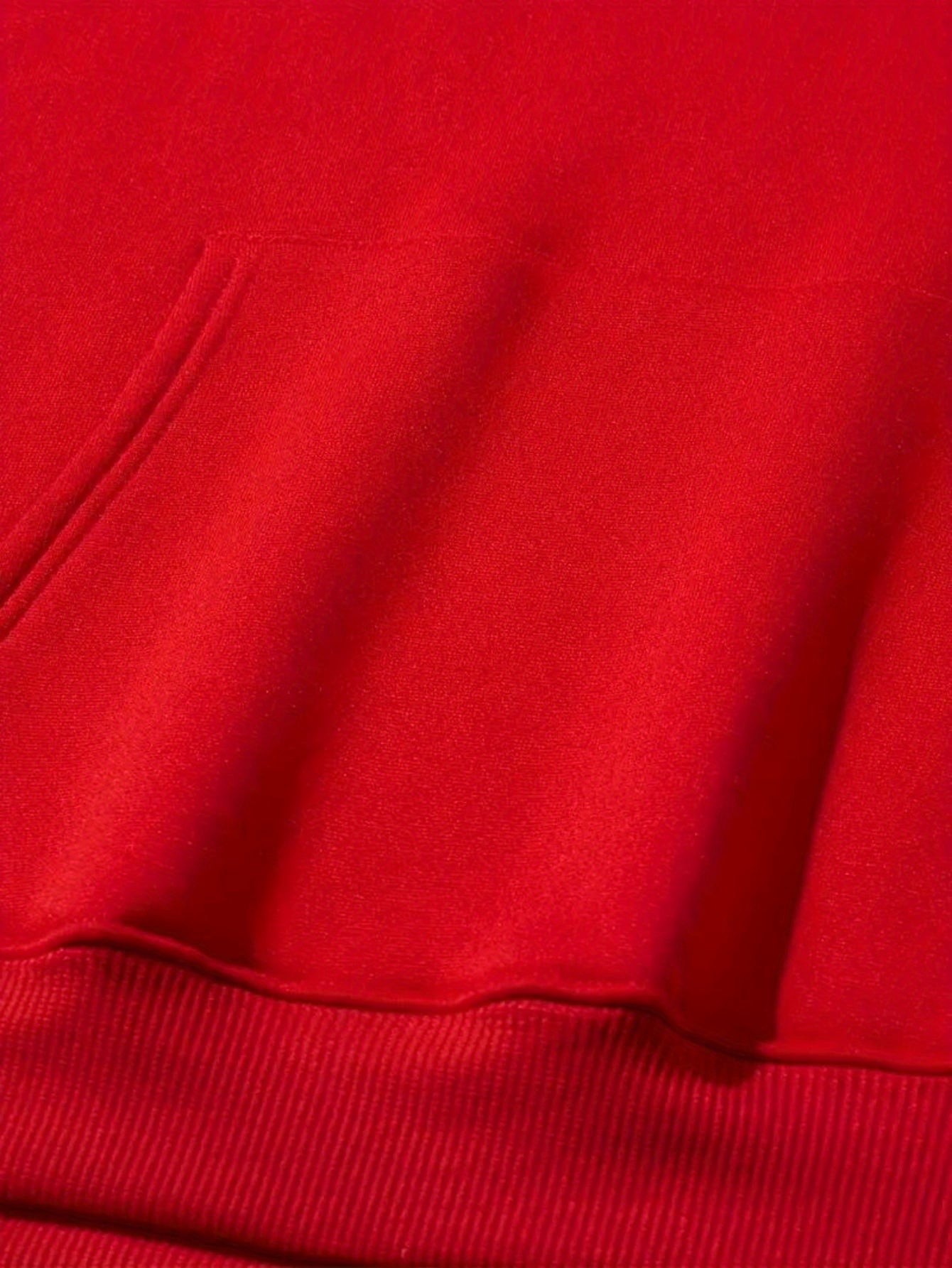 Men's Casual Hoodie Set with "Than The Storm" Print 100% Polyester Knit Fabric Regular Fit