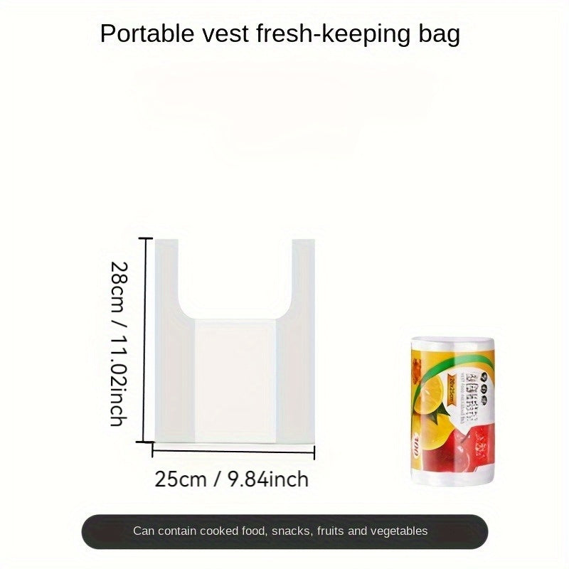 Pack of 100 Large Clear Leakproof Food Storage Bags Freezer Safe