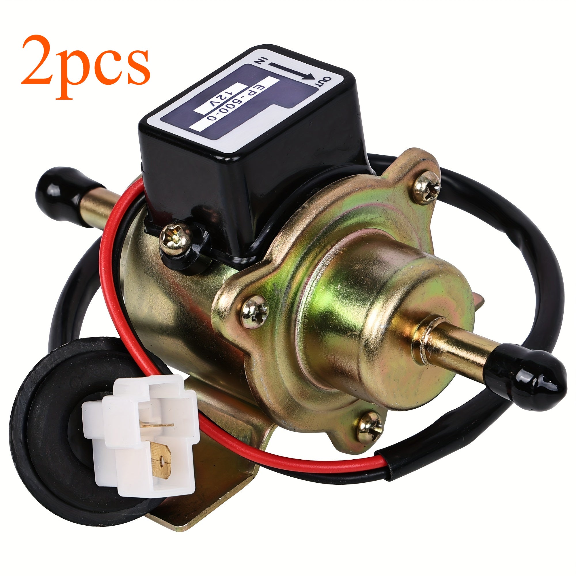Universal 12V Metal Fuel Pump for Gasoline and Diesel Cars Low Pressure