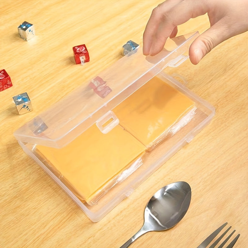 Transparent Food Storage Container for Butter and Cheese, Refrigerator Safe
