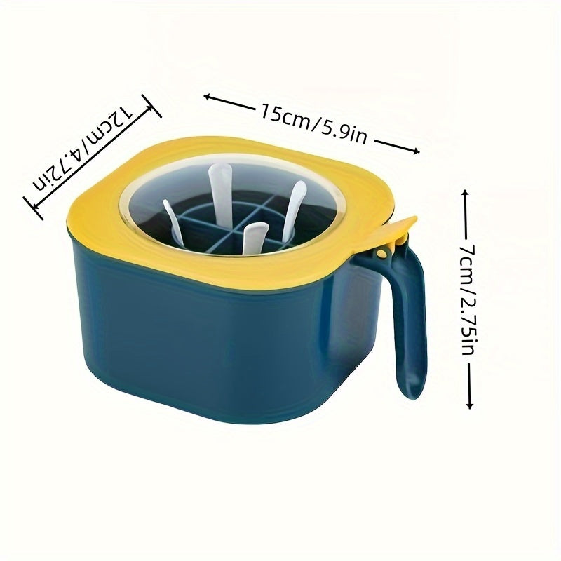 Large Capacity ABS Seasoning Storage Container Set with Lid and Spoon