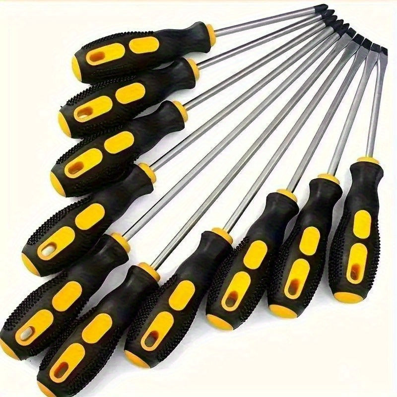 Magnetic Screwdriver Set Phillips Flat Head Ergonomic Handles Durable