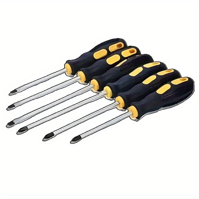 Magnetic Screwdriver Set Phillips Flat Head Ergonomic Handles Durable