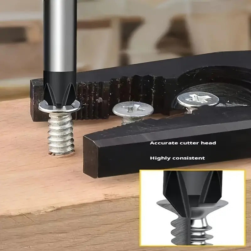 Magnetic Screwdriver Set Phillips Flat Head Ergonomic Handles Durable