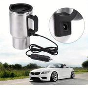 16oz Stainless Steel Travel Mug with 12V Car Power Heated Kettle
