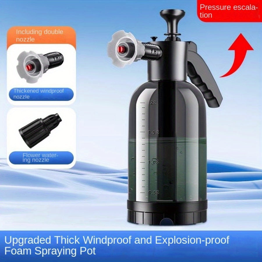 Botella de spray de espuma de plástico para lavado de coches mantenimiento de autos a alta presión