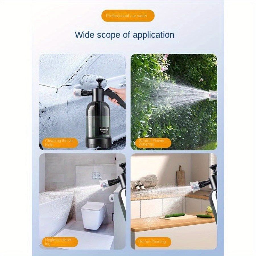 Botella de spray de espuma de plástico para lavado de coches mantenimiento de autos a alta presión