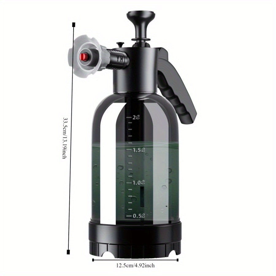 Botella de spray de espuma de plástico para lavado de coches mantenimiento de autos a alta presión