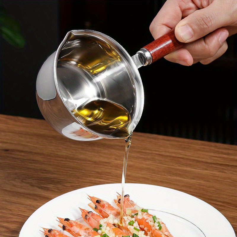 Mini stainless steel butter warmer 120ml 200ml non-electric waterproof melting cheese chocolate omelets kitchen tool