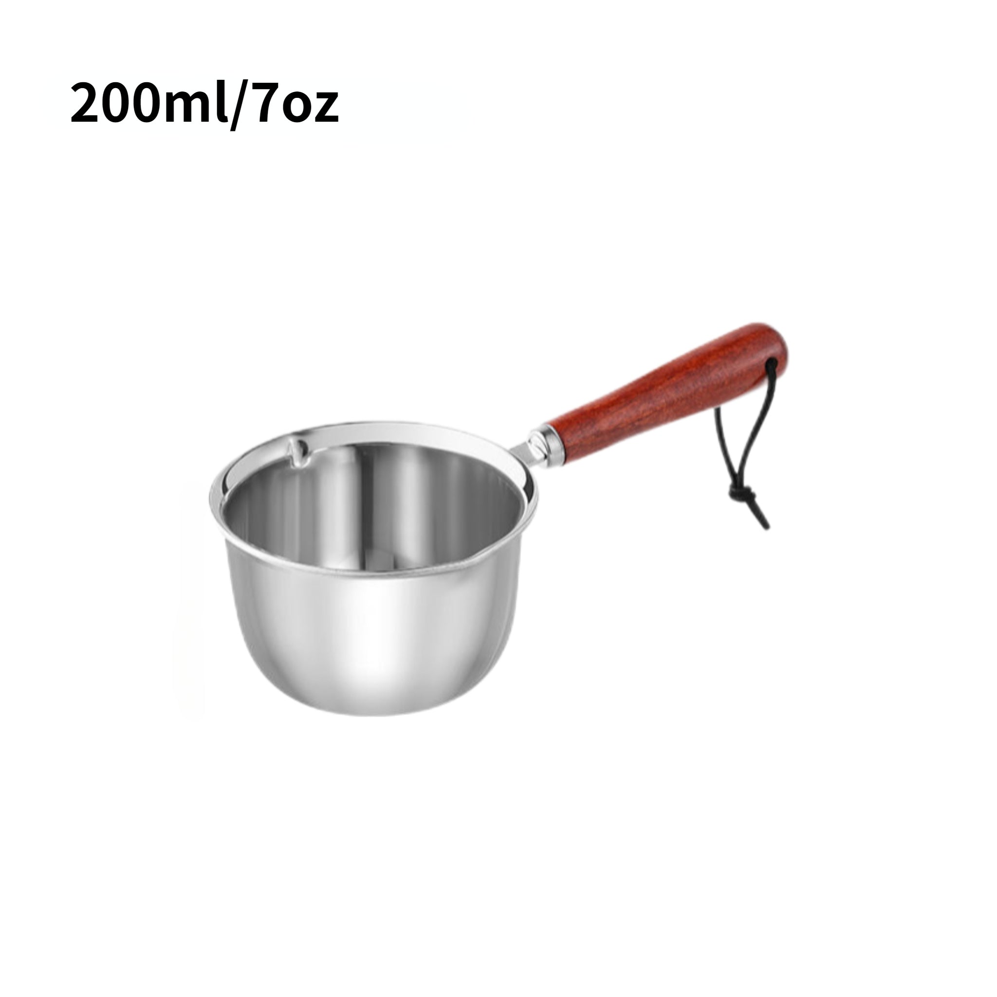 Mini stainless steel butter warmer 120ml 200ml non-electric waterproof melting cheese chocolate omelets kitchen tool