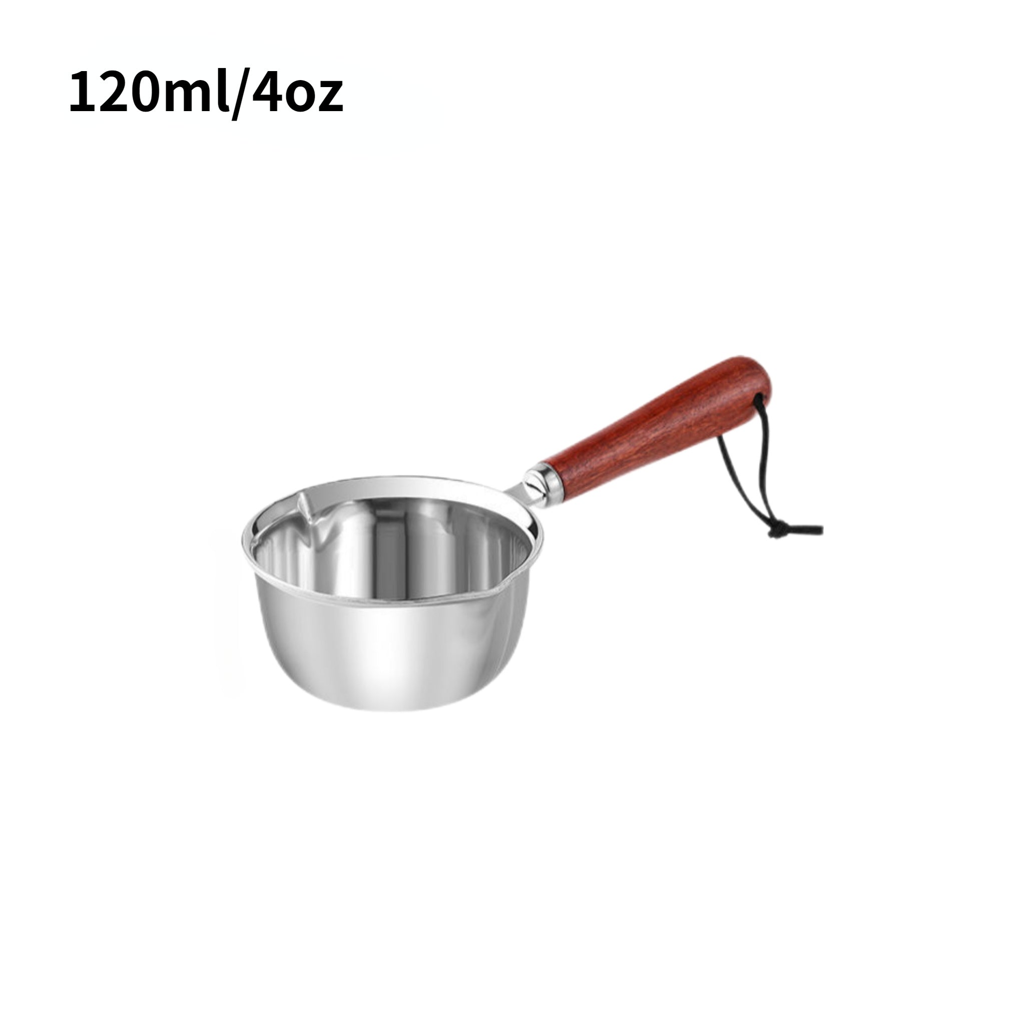 Mini stainless steel butter warmer 120ml 200ml non-electric waterproof melting cheese chocolate omelets kitchen tool