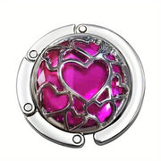 Casual Multi-Purpose Handbag Organizer with Heart Design and Hanging Hook