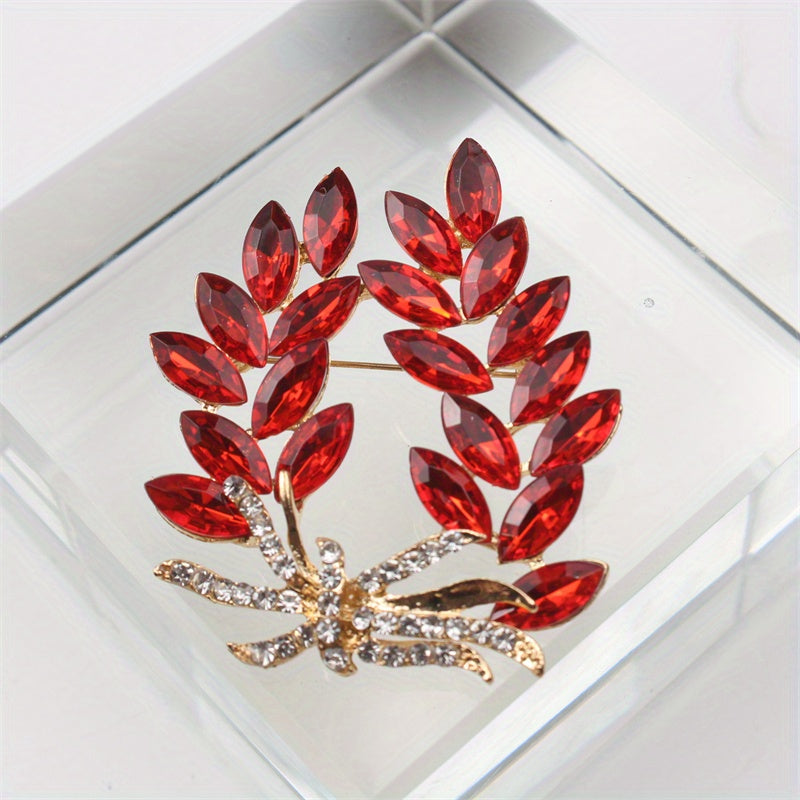 Women’s Alloy and Enamel Irregular-Shaped Brooch Jewelry Accessory