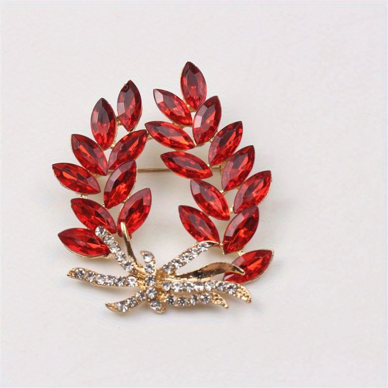 Women’s Alloy and Enamel Irregular-Shaped Brooch Jewelry Accessory