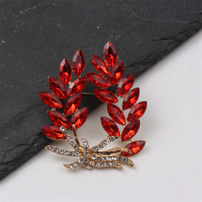 Women’s Alloy and Enamel Irregular-Shaped Brooch Jewelry Accessory