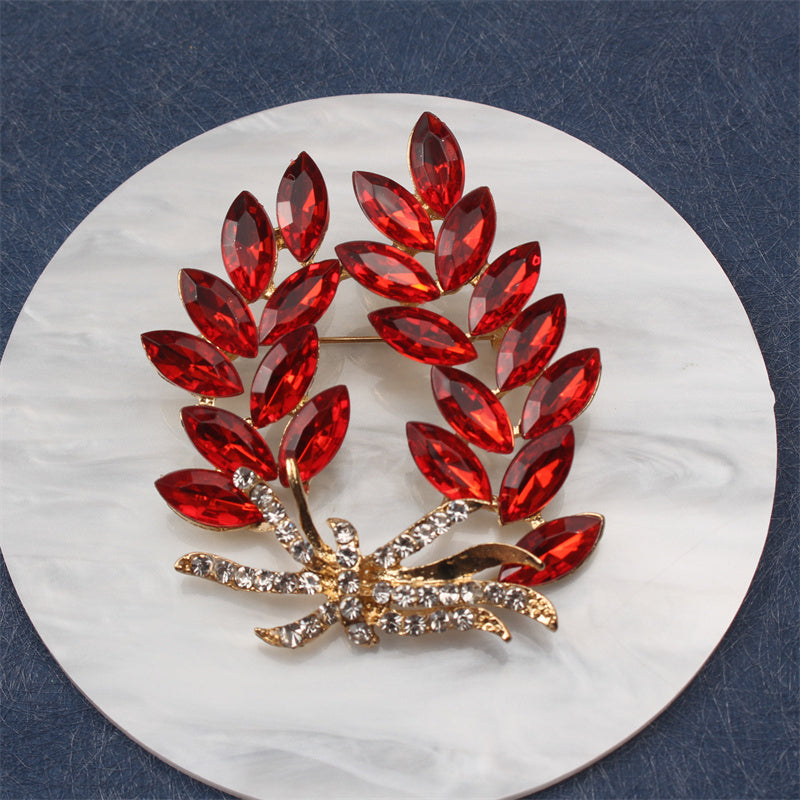 Women’s Alloy and Enamel Irregular-Shaped Brooch Jewelry Accessory