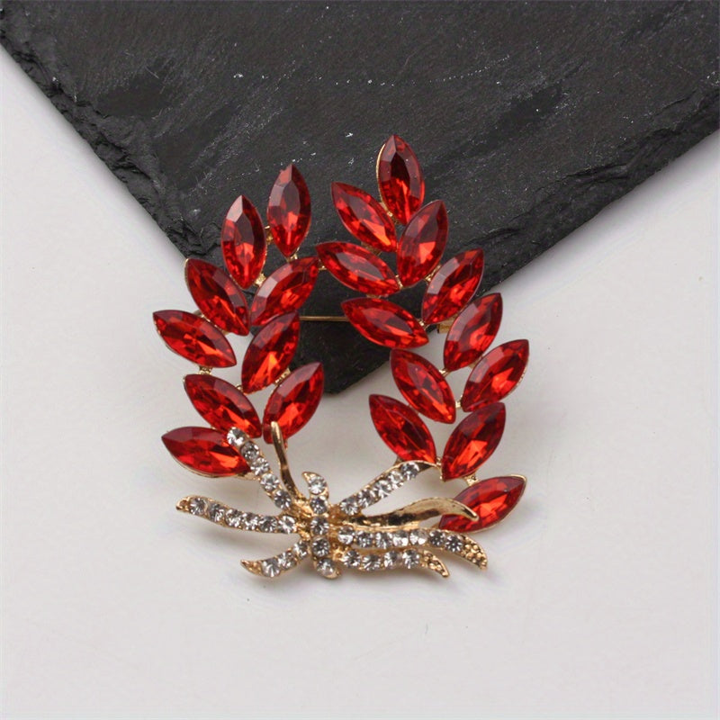 Women’s Alloy and Enamel Irregular-Shaped Brooch Jewelry Accessory