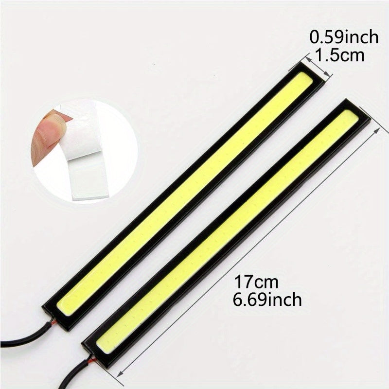 Luces de tira LED COB universales para coches y motocicletas 16.99cm 12V