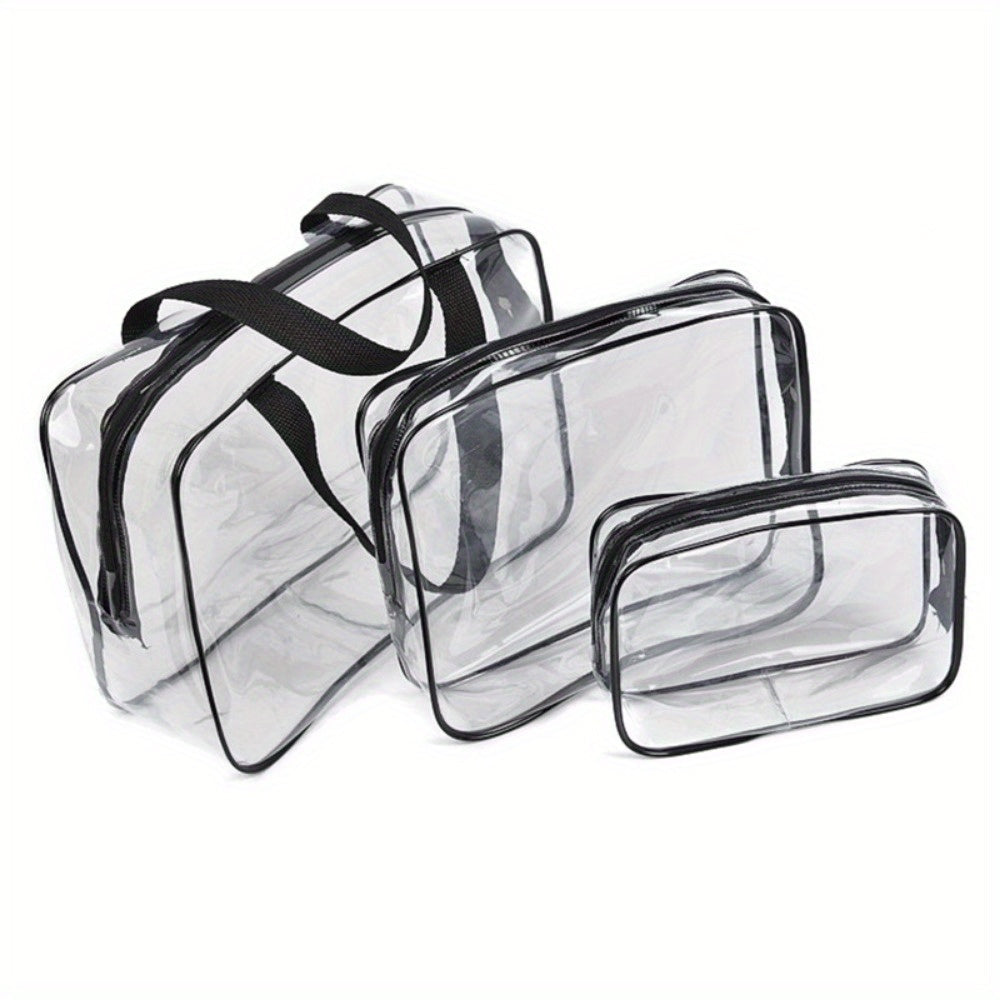 Waterproof Travel Toiletry Bag Set with Compartments for Women’s Essentials