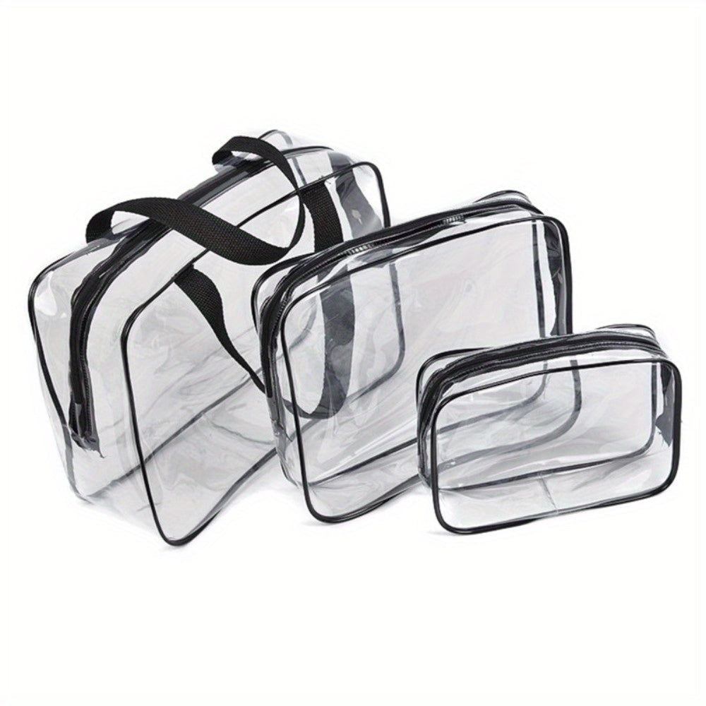 Waterproof Travel Toiletry Bag Set with Compartments for Women’s Essentials
