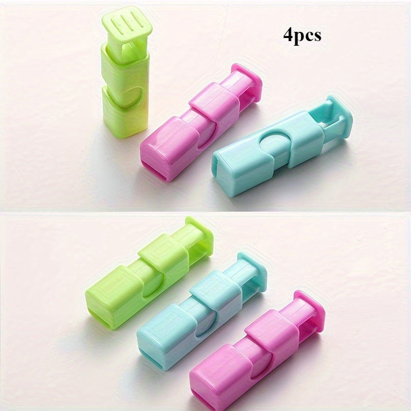 Multi-Function Bag Clips with Squeeze Lock for Kitchen Storage