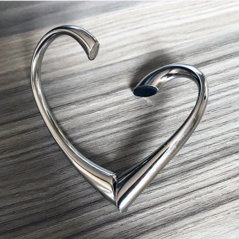 Boho Style Alloy Handbag Hanger Rotary Heart-Shaped Purse Hook Portable Bag Holder