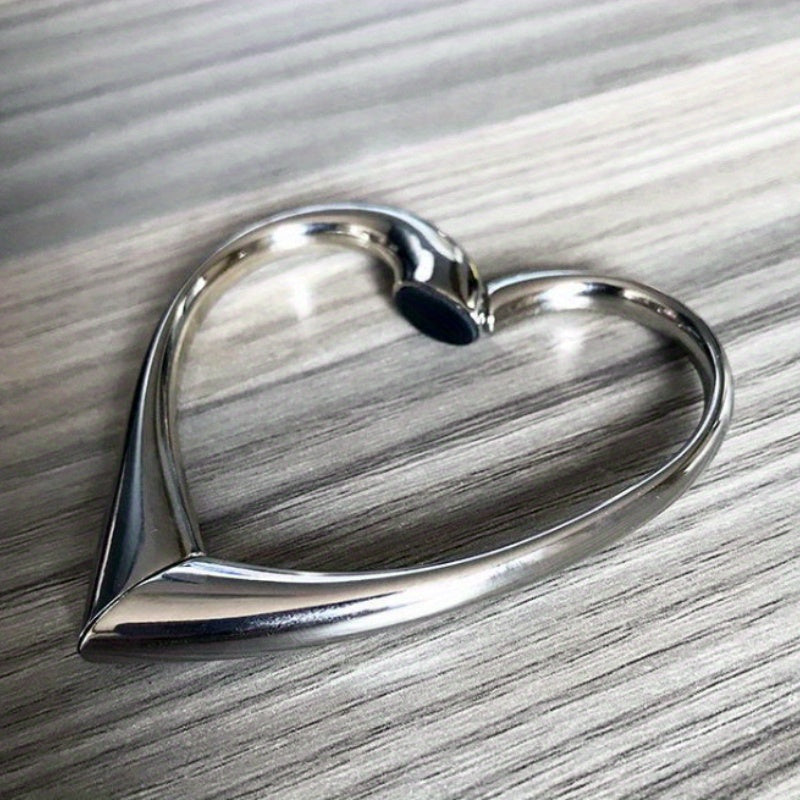 Boho Style Alloy Handbag Hanger Rotary Heart-Shaped Purse Hook Portable Bag Holder