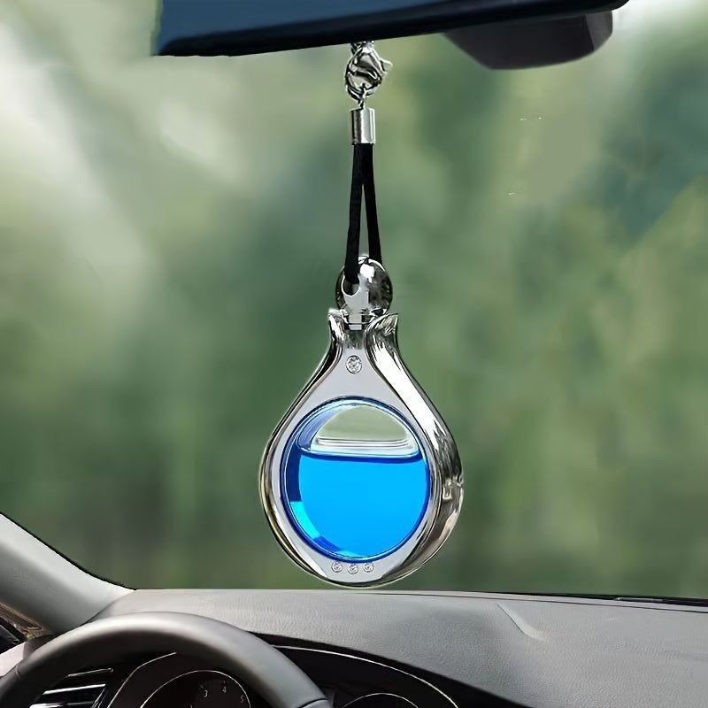 Luxury Car Air Freshener Pendant Elegant Diffuser Aromatherapy Decor Fillable with Perfume