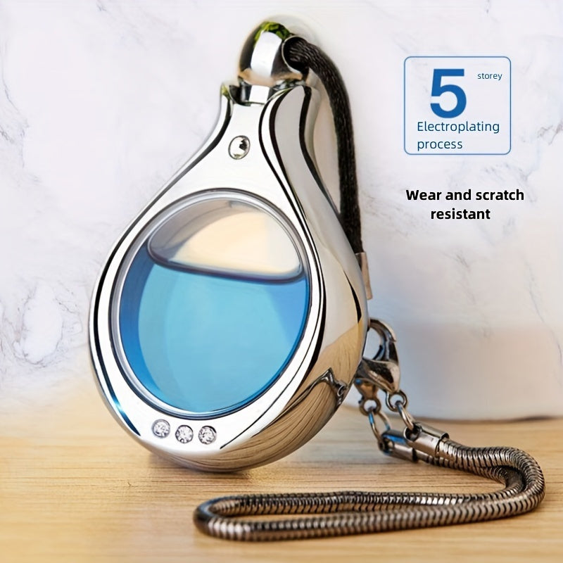 Luxury Car Air Freshener Pendant Elegant Diffuser Aromatherapy Decor Fillable with Perfume