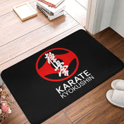  Alfombra de entrada de poliéster antideslizante para karate Kyokushin, rectangular