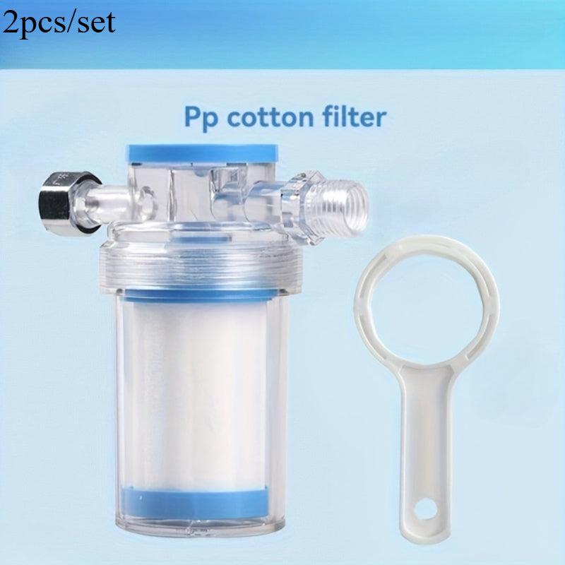 Deluxe suv tozalagich, almashtiriladigan PP paxta filtri bilan - dush, kran va kir yuvish mashinasidan cho'kma olib tashlaydi - qulay o'rnatish, uzoq muddatli uy uchun zaruriy buyum