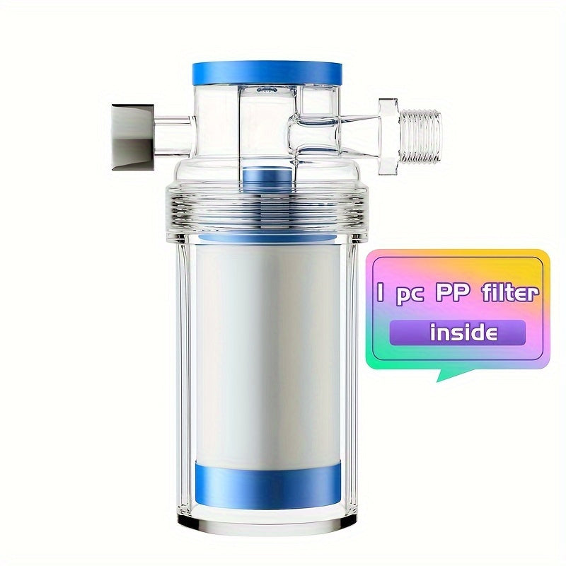 Water Purifier with Replaceable PP Cotton Filter for Sediment Removal from Shower Faucet and Washing Machine
