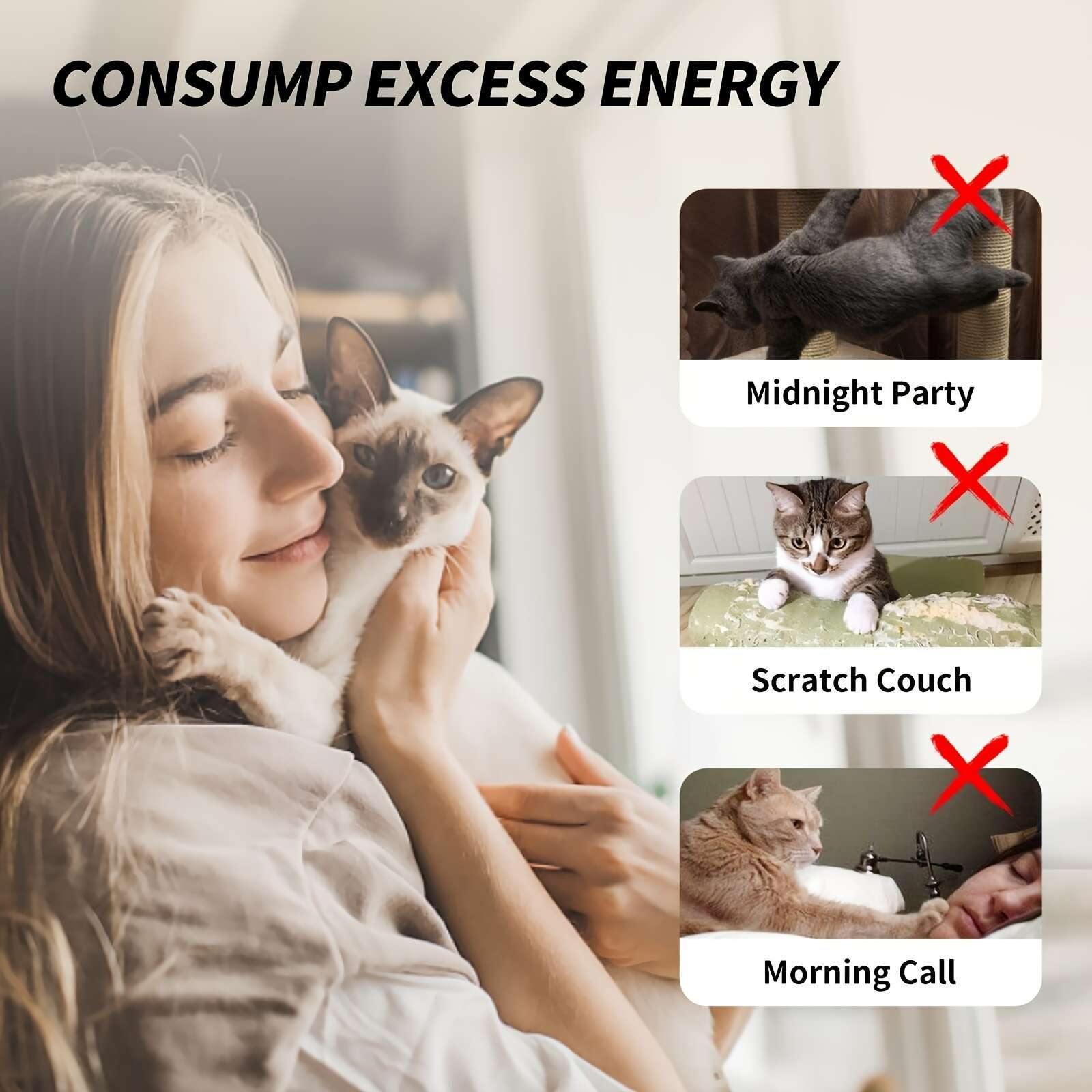 180cm Retractable Cat Teaser Wand with Feather Toy, Telescopic, Plastic