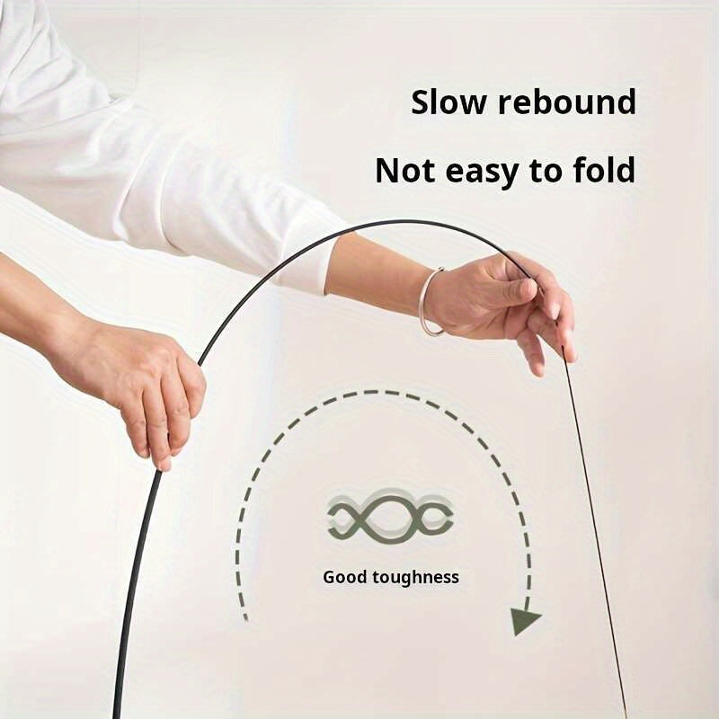 180cm Retractable Cat Teaser Wand with Feather Toy, Telescopic, Plastic