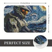 Pop Culture Halo Master Chief Doormat Polyester Rug Anti-Slip Entryway Living Room