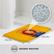 Chucky ilhomlantirgan toʻrtburchakli yopishqoqsiz polyester qabul qilish gilamchasi