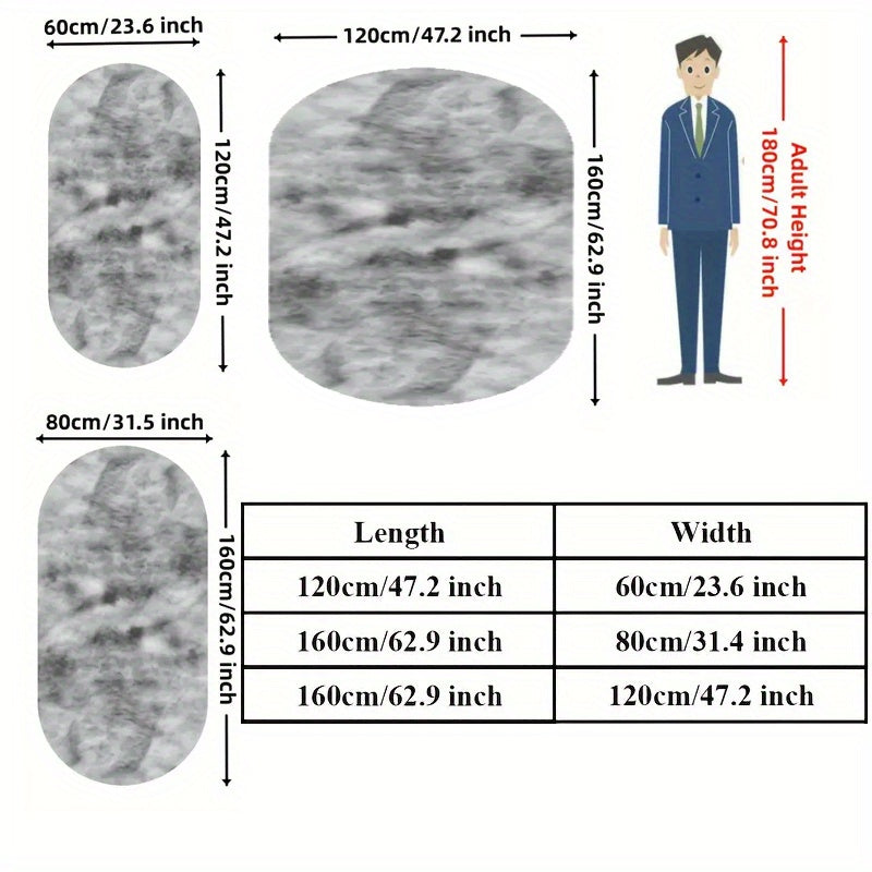 Plush Tie-Dye Kulrang va Qora Maydon Mat - Sirpanmaydigan, Yumshoq Shag Mat Yotoqxona, Oila Xonasi yoki Kirish Joyi Uchun - Dog'ga Qarshi, O'ziga Xos Dekorativ Mat, Uy Dekoratsiyasi Uchun Mukammal - Oila Xonasiga Mo'ljallangan Nizomga O'xshash Gilamlar.
