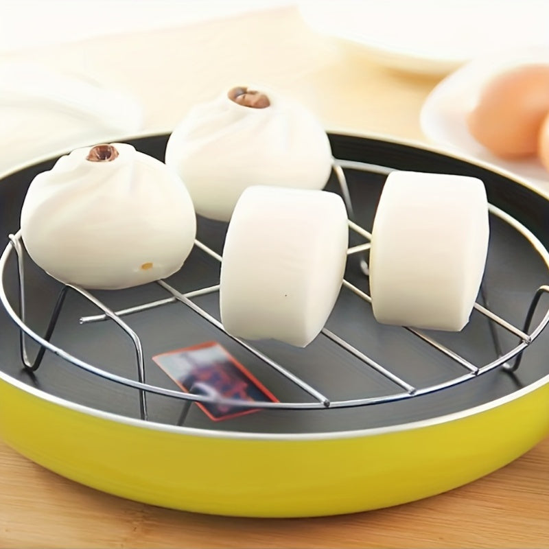 Stainless Steel Round Steamer Rack Kitchen Cooking Steaming Tool