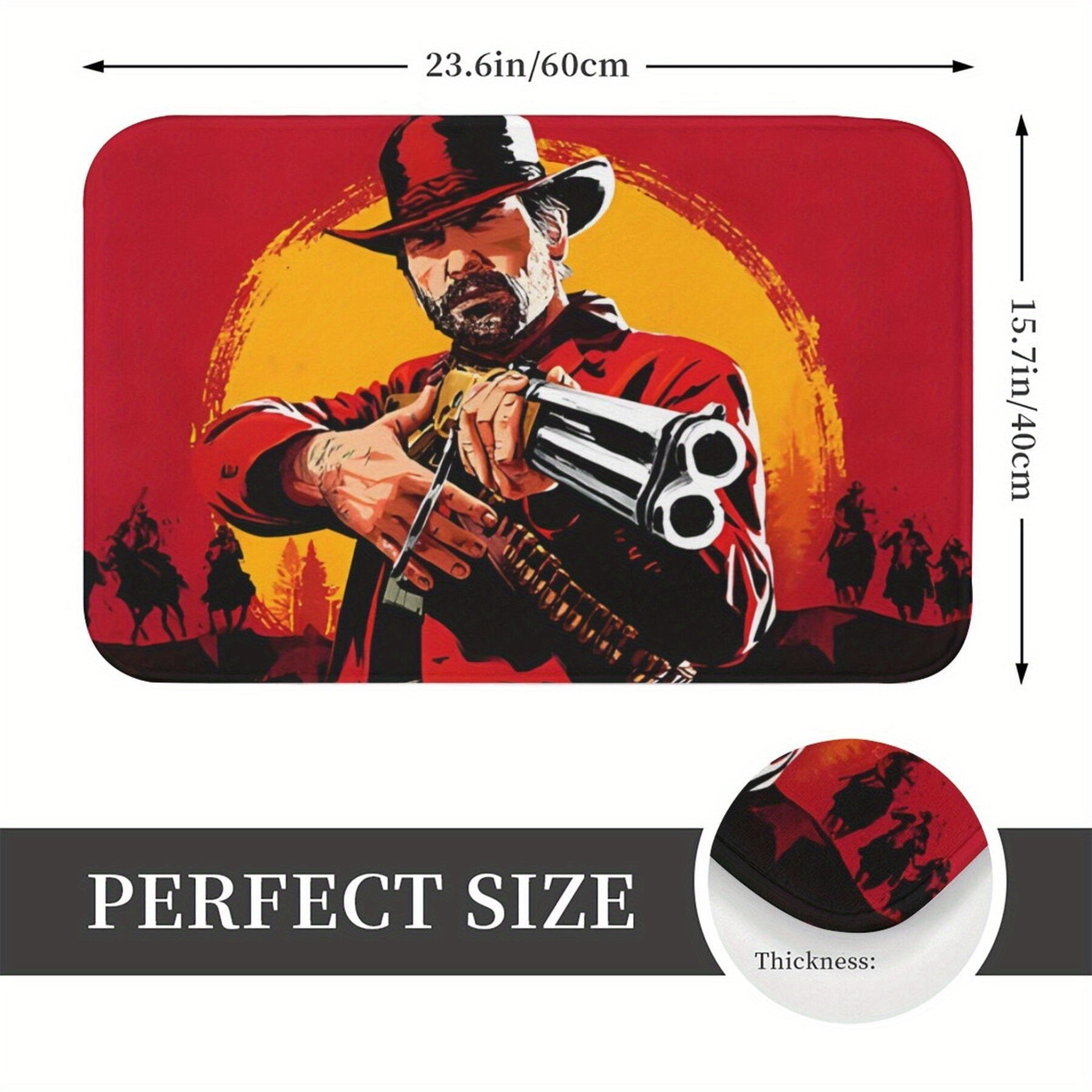 MORGAN Qo'rqmas Qaroqchi Arthur - Oshxona, Yo'l va Yotoqxona bezash uchun sirpanmaydigan, oson tozalanadigan eshik tagi