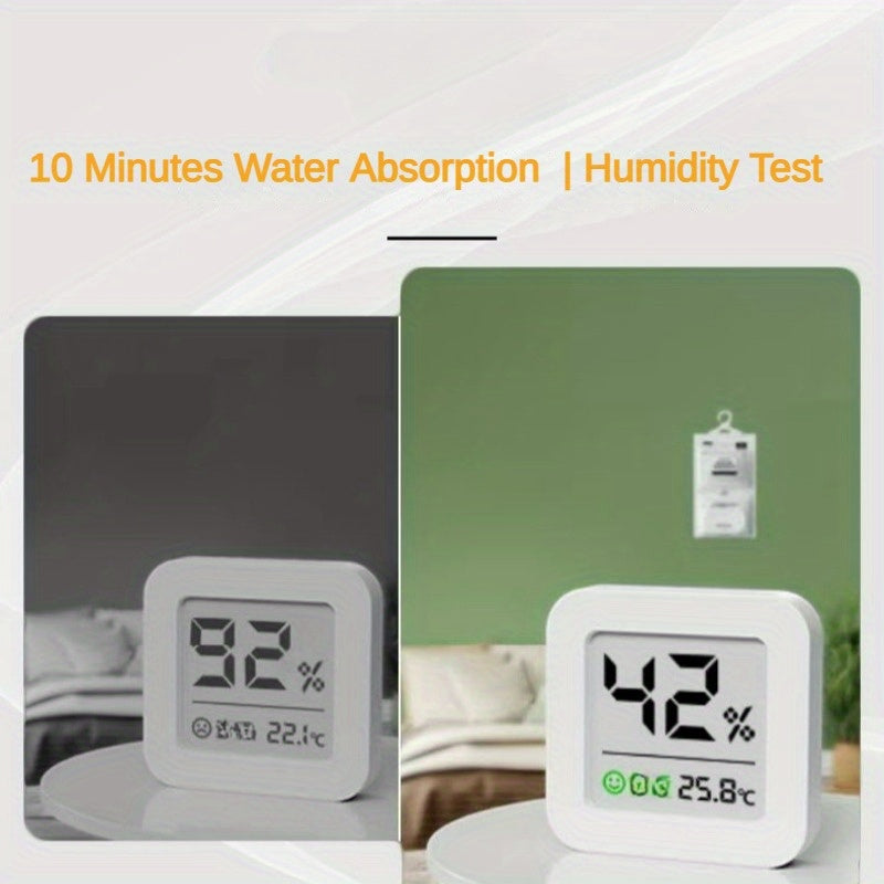 4-Pc Moisture Absorber Bags Non-Electric Dehumidifier Pouches Closet Odor Eliminator