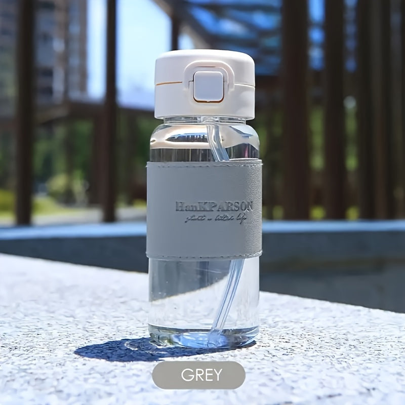 Insulated BPA-Free Plastic Water Bottle with Straw for Daily Use and Holidays