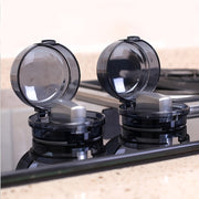 Acrylic Gas Stove and Oven Knob Cover, Oil and Heat Protection, Durable PC Material