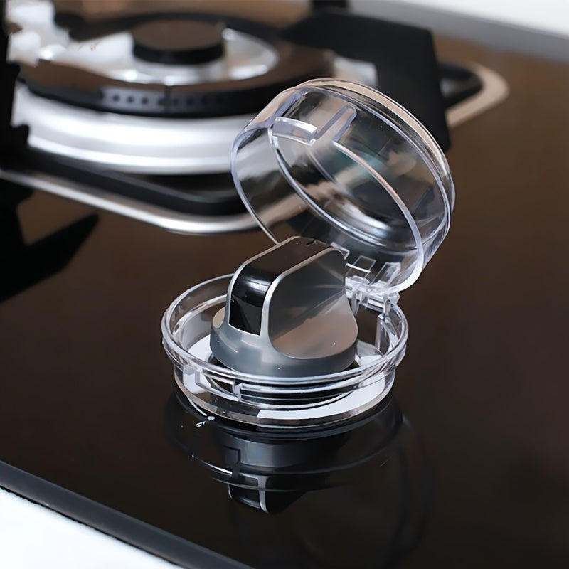 Cubierta para perilla de estufa y horno de gas acrílico, protección contra aceite y calor, material PC duradero