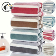 4-Piece Ultra-Soft Coral Fleece Hand Towels Quick-Dry Absorbent Bathroom Set 34.8cm x 74.9cm