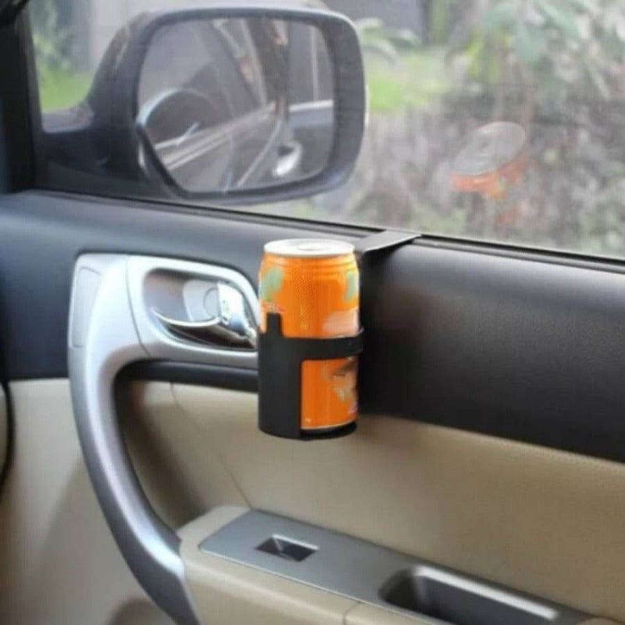 2-Pack Universal Car Door Hook Cup Holder Portable ABS Resin Storage Organizer