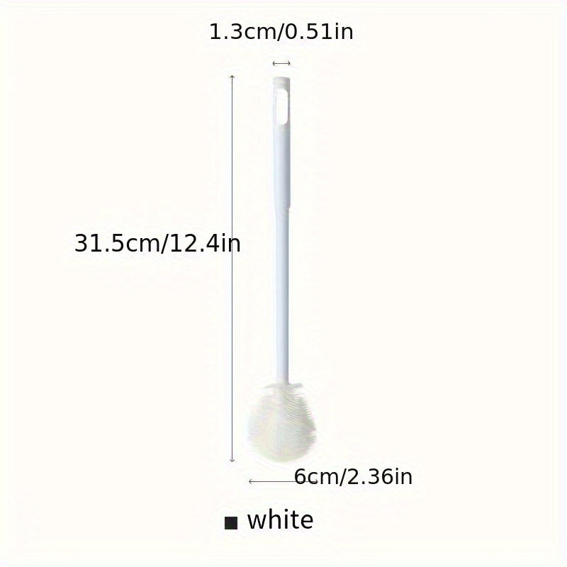 Uzun tutqichli yig'iladigan stakan cho'tkasi, suv idishlari va bo'shliqlar uchun yumshoq silikon tikanlar bilan