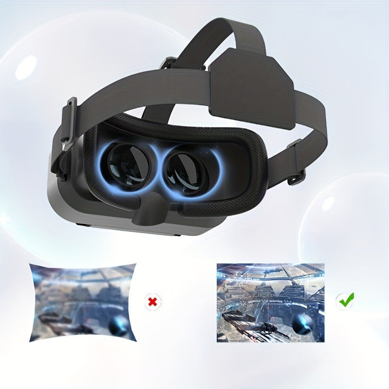 G13 VR Headset smartfonlar uchun qurilmalarni 3D o'yin konsollariga aylantiradi, sozlanadigan, ko'chma dizayn, qiziqarli VR tajribasi, 17.78 sm gacha ekranlar bilan mos keladi, engil va