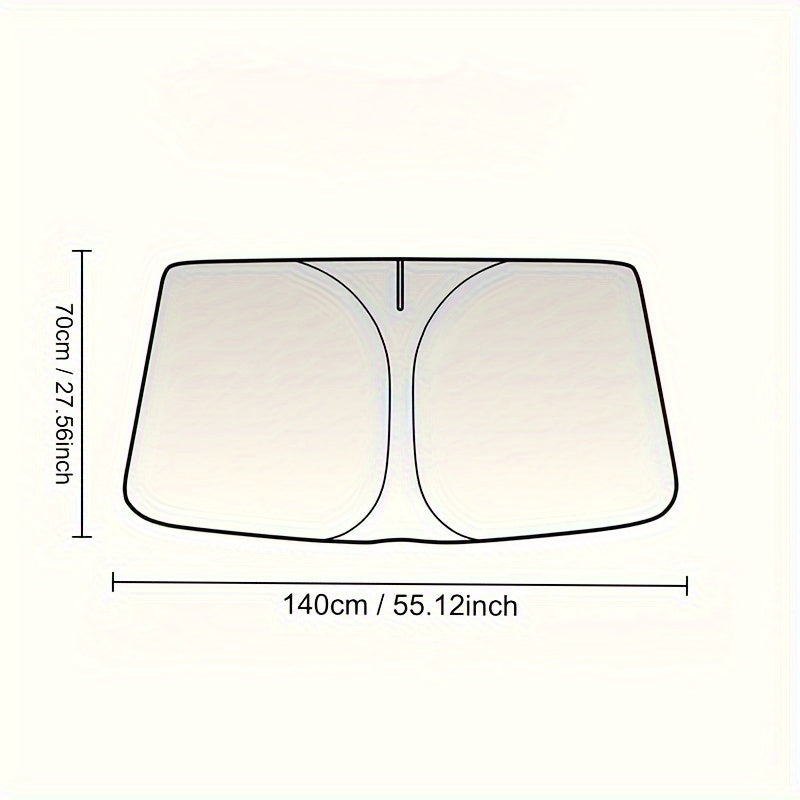 Universal Car Sunshade Thermal Front Window Shade for Interior Accessories